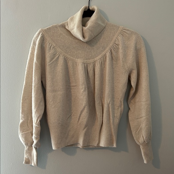 Madewell Sweaters - Madewell Women's Cream Cowl Neck Sweater Long Sleeve